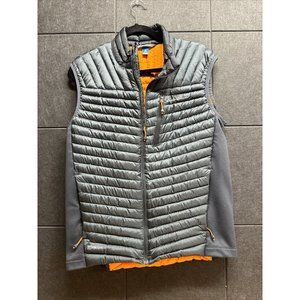 Eddie Bauer Microlight Storm Vest Goose Down First Ascent Gray Mens M